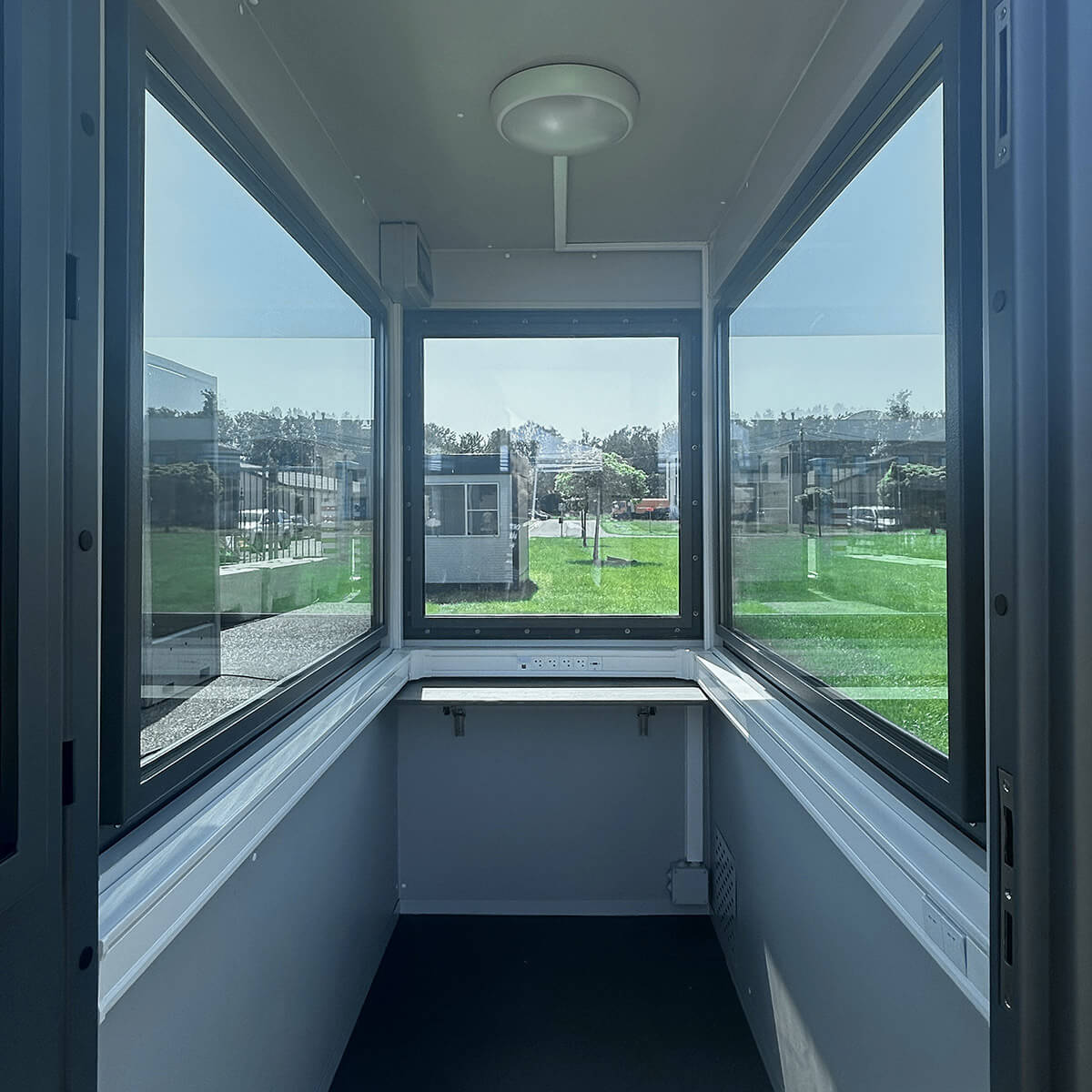 Guérite blindée, poste de garde pare-balles